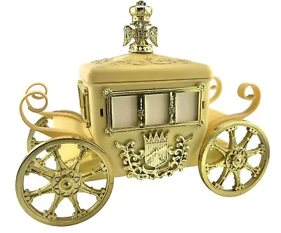 Vintage 1977 Cinderella Carriage Musical Jewelry Box You Light Up My Life 8” • $34.95