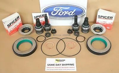 Genuine Spicer 2005-23 Ford F250 F350 4x4 Front Axle Seal Ball Joint Snap Ring • $297.20