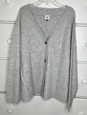 Cabi Snug Cardigan #4104 - Light Gray - Size Medium • $18.95