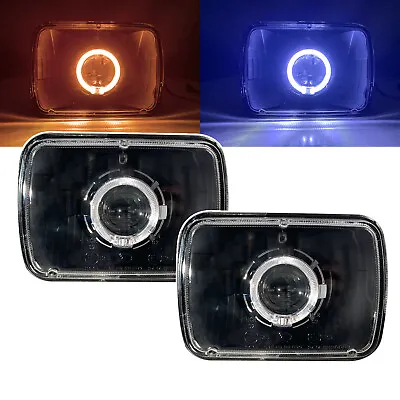 Volare 80-81 Sedan/Coupe 2D/4D Guide LED Angel-Eye Headlight BK For PLYMOUTH LHD • $361.46