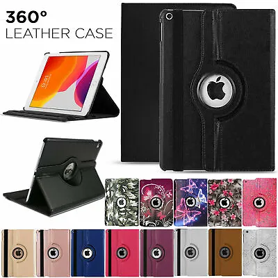 For Apple IPad 9th Generation 10.2  2021 360° Rotating Smart Leather Case Cover • £5.99