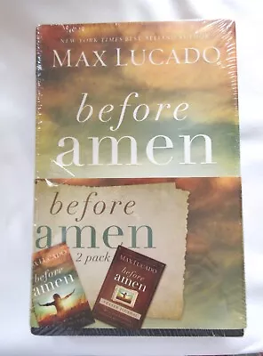 Max Lucado BEFORE AMEN Book + Spiral Journal 2 Pack Set Hardcover Brand New • $20.71