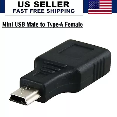 USB 2.0 Micro B 5-pin Male To Type A Female OTG Adapter Converter Connector US • $3.75