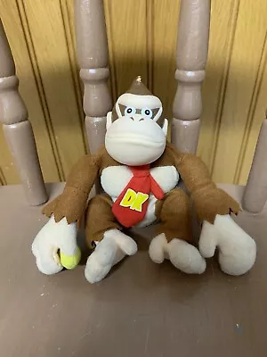 Donkey Kong DK Super Mario Nintendo Vintage Bean Bag Plush Rubber Head READ • $35