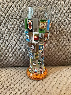 Lolita  Beer Wall  Hand Painted Pilsner Glass 22oz 23cm • £9.96