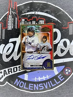 2022 Topps Gold Label Miguel Cabrera Gold Framed Auto /5 • $325