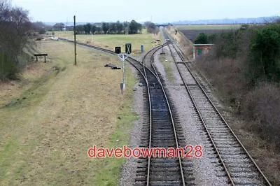 Photo  Looking South Along The Great Central Railway From A Footbridge To The We • £1.70