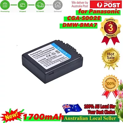 1700mAh Battery For PANASONIC CGA-S002 CGA-S002A CGA-S002E CGR-S002 CGR-S002E • $18.98