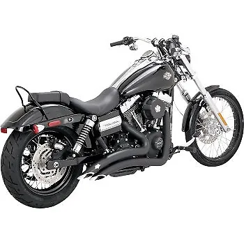 VANCE & HINES 43371 Black Big Radius Exhaust System For FXD Dyna 06-17 • $1149.99