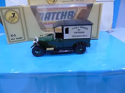 Matchbox Models Of Yesteryear Code 3 Y 5 Talbot  T H & J Mason Gillingham Boxed • $6.21