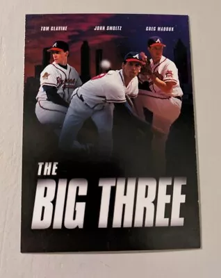 2021 Topps Archives The Big Three Movie Poster Card #MPC-4 Maddox/Glavine/Smoltz • $1.50