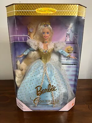 VINTAGE 1996 Mattel Barbie As Cinderella Doll Collectors Series #16900  NEW NRFB • $18.95