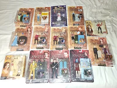 Buffy The Vampire Slayer Angel Figure Lot Signed Darla NIP Diamond Select Moore  • $90.40