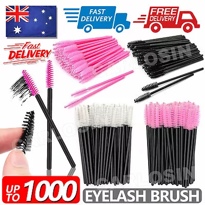 $4.35 • Buy Disposable Mascara Wands Eyelash Brushes Applicator Lash Extension Lip Brush AU