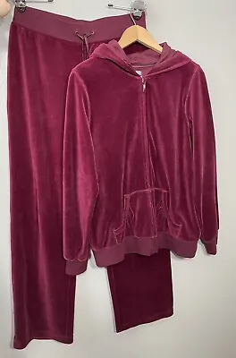 SB Active Womens Size Medium Velour Velvet Pants Jacket Track Suit Set Outfit • $29.99