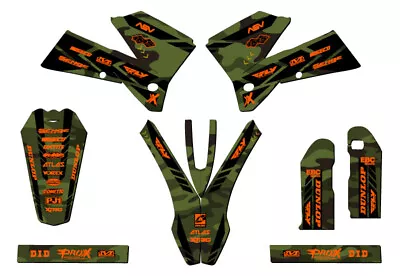 2006-2007 XC APACHE Green Senge Graphics Kit Compatible With KTM • $134.99