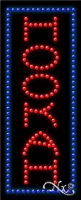 NEW “HOOKAH  27x11 VERTICAL SOLID & ANIMATED LED SIGN W/CUSTOM OPTIONS 21235 • $289