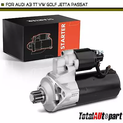 Starter Motor For Audi A3 2015-2016 VW Jetta 2011-2015 Passat 1.7KW 12V CCW 11T • $93.99