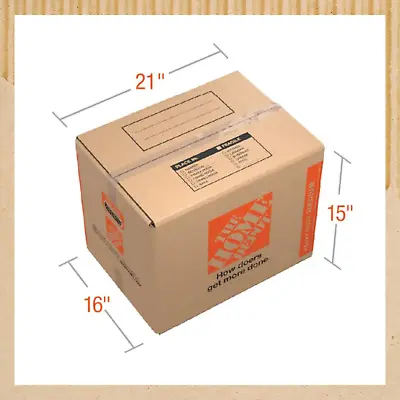 10 X Heavy-Duty Moving Box With Handles | Corrugated Box Double Wall Heavy-Duty • $53.99