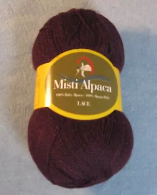 YARN New Misti Alpaca- 100% Baby Alpaca- 50g-400m Lace Weight- Color 9311   U • $7.50