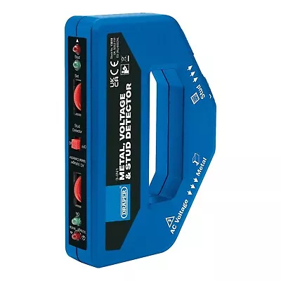 NEW Draper Metal Voltage & Stud Detector - Detects Cables Pipes Nails & More • £23.06