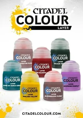 Warhammer Citadel Layer Paints • £2.75