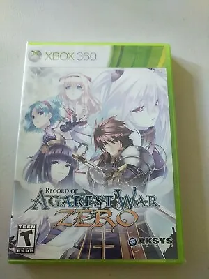 $40 • Buy Record Of Agarest War Zero (Microsoft Xbox 360, 2011) NEW Plus Sound Track CD