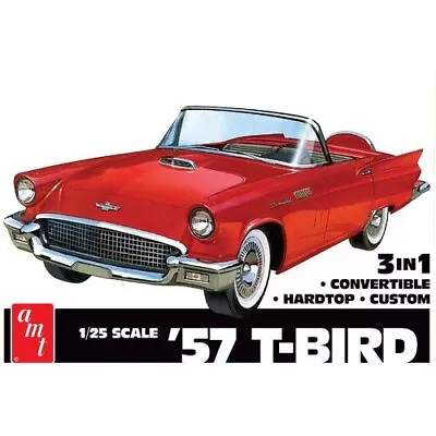 AMT 1397 1957 Ford Thunderbird 1:25 Scale Model Plastic Kit AMT • $49.98