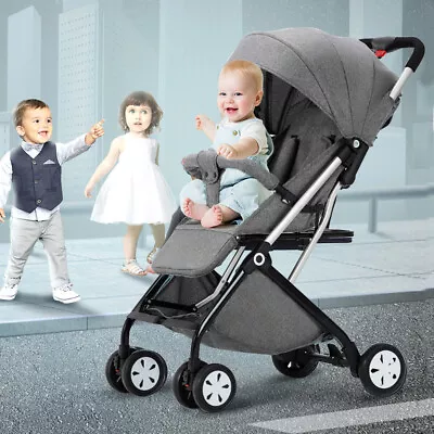 Folding Baby Pram Stroller Shock Absorbers Pushchair Travel Prams Strollers OZ • $146.95
