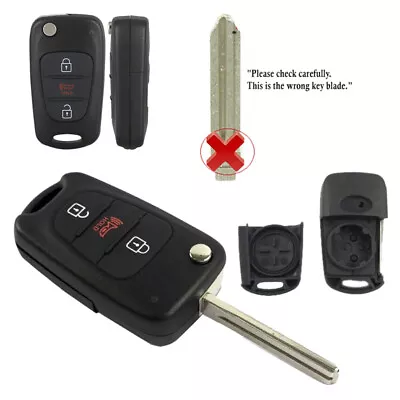 Flip Remote Car Key Fob For Kia Sportage Soul 2010 2011 2012 2013 NYOSEKSAM11ATX • $5.91