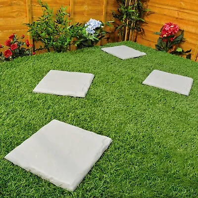 Plastic Patio Stepping Stones 30cm Square Anti Slip Garden Path Paving Slabs • £72.95