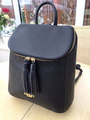 £24.95 • Buy Osprey By Graeme Ellisdon Black Textured Italian Leather Shoulder/Backpack