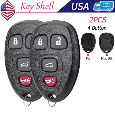 2x New Keyless Entry Remote OUC60270 Key Fob For Chevy Buick GMC Shell Case • $8.95