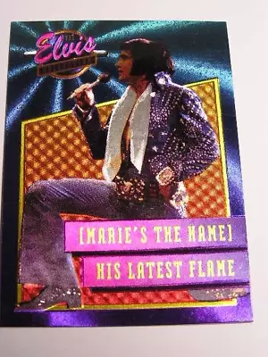 ELVIS PRESLEY 1992 River Group His Latest Flame Dufex  Card #10 Of 40 • $15