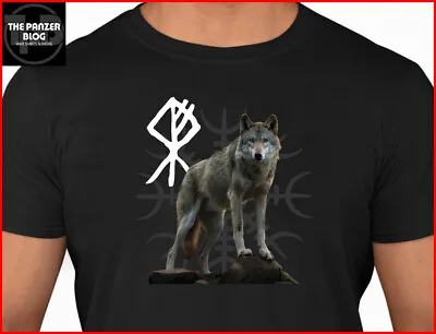 Viking Wolf Rune T-Shirt Pagan Norse Nordic Gift • $18.84
