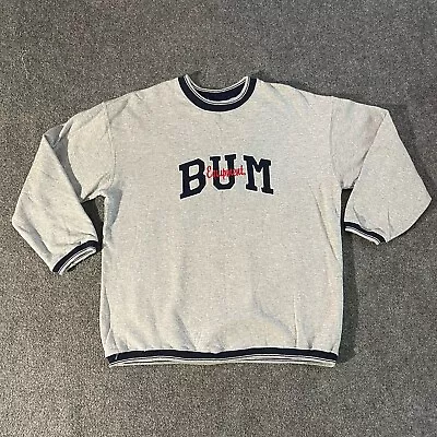 Bum Equipment Sweatshirt S/m Crewneck Long Sleeve Logo 90’s  • $24.88