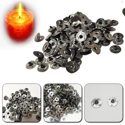 100Pcs Candle Making Accessories Wick Stand Base DIY Candle Wick Base Sustainers • £2.74