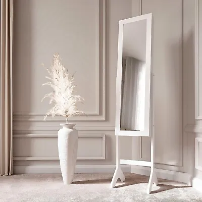 CARME Caitlyn Full Length Mirror With Jewellery Storage Cabinet For Bedroom @KIM • £69.94