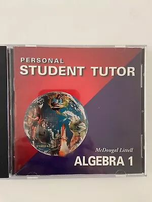 Algebra 1 Grade 9 Personal Student Tutor Cd-rom: Mcdougal Littell High School  • $5.99