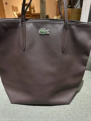 Lacoste Large PVC Zip Closure Tote Bag • £30