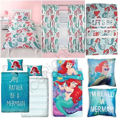 £16.90 • Buy Disney Princess Ariel Little Mermaid - Duvet Cover Set Curtains Blanket Cushion