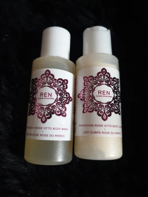 £14.80 • Buy REN Moroccan Rose Otto Body Wash 50ml  & Lotion 50ml