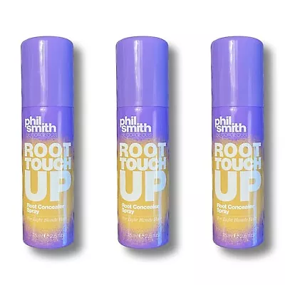 £11.95 • Buy 3 X Phil Smith Root Touch Up Root Concealer Spray For Light Blonde Hair 75ml