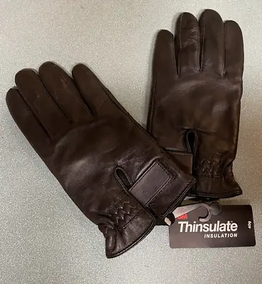 Thinsulate Insulation 3m Mens Fur Lined Black Gloves Size Medium 40g New Driving • $17.99