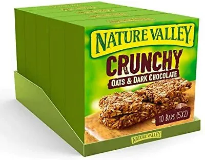 New Nature Valley Oat Chocolate Cereal Bars 10 Bars Pack Of 5 Total 50 Bars N U • £17.34