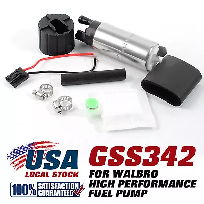 Replace Walbro 255 LPH High Pressure In-Tank Electric Fuel Pump Universal GSS342 • $49.88