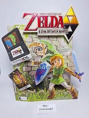 Legend Of Zelda A Link Between Worlds Promo Display Standee Stand Nintendo 3DS • $250