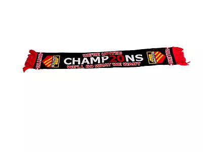 Manchester United Football Scarf - 20 Times Champions • £1.99