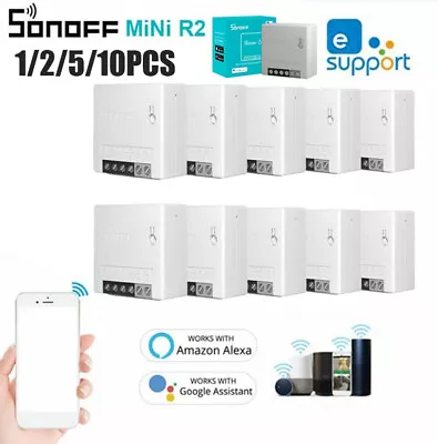 $15.59 • Buy For SONOFF Mini Wifi DIY Smart Switch Voice APP Remote Control For Alexa Google