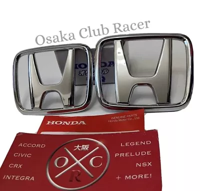 OEM 00-01 Honda S2000 Front & Rear Emblem Set H Badges *Fits 2000-01 AP1 Only* • $55.55